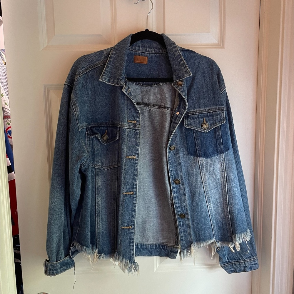 Distressed Denim Jacket